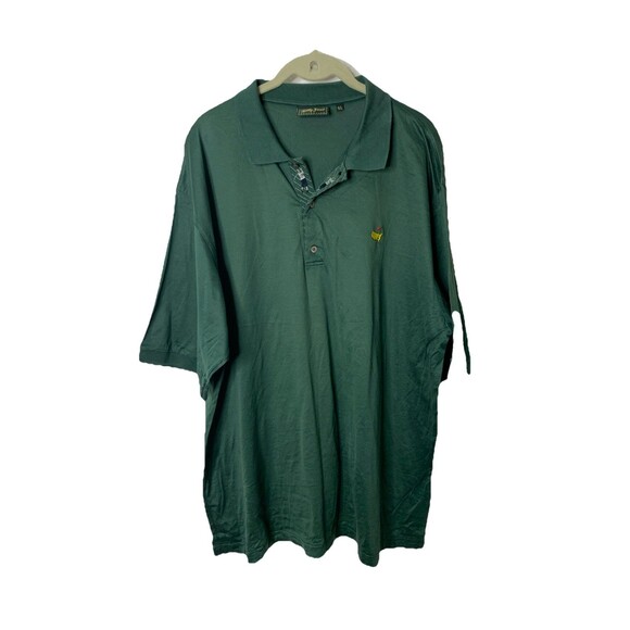 Bobby Jones Golf Polo Shirt Embroidery Masters Men's Short Sleeves Green Size XL - Picture 3 of 16